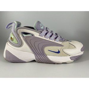 Nike Zoom ZmAir 2K Women’s, Size 8, White Purple Teal Sneakers Shoes